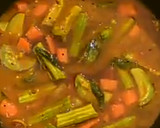 தேங்காய் வறுத்து அரைத்த சாம்பார்(sambar recipe in tamil) ரெசிபி ஸ்டேப் 4 புகைப்படம்