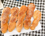 A picture of step 16 of Soft twisted doughnut.