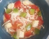 A picture of step 5 of Two Minute Mug Pizza 🍕 ~Smart Recipe in Microwave❣️.