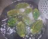 A picture of step 4 of Bharwa Karela Sabzi.