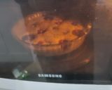 A picture of step 4 of Christmas Tutty fruity vanilla cake.