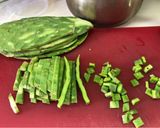 Foto del paso 1 de la receta: Como quitarle la baba a los nopales...TIP Sonorense