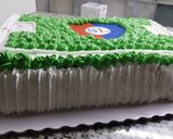 Foto del paso 11 de la receta: Torta de cumple "Cancha de fútbol"