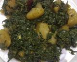 Aloo palak ki bhujiya recipe step 3 photo
