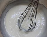 A picture of step 2 of Taro root mor kuzhambu.