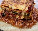 Foto del paso 21 de la receta: 🇮🇹🤌🏼 Lasaña tricolor - Acelga + ricotta, jamón + queso, bolognesa 🤌🏼🇮🇹 #Singluten