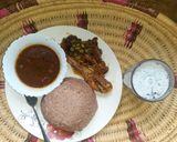 A picture of step 8 of Kienyeji chicken #themechallenge.