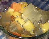 Foto langkah ke 5 dari resep Cocktail / Es buah pepaya nanas.