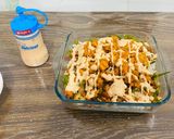 A picture of step 6 of Chicken BBQ rice.