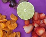 A picture of step 1 of Lemon Shikanji Mix Fruits Ice Candy Popsicles.