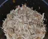 A picture of step 2 of Instapot Southwest Cream Cheese Chicken Wraps.