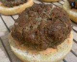 A picture of step 7 of The Ultimate American Beef burger.