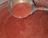 A picture of step 3 of Home made strawberry syrup.