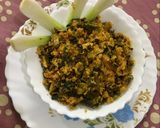 A picture of step 2 of Green pyaz ki sabzi.