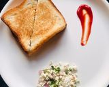 A picture of step 7 of Bread Paneer Sandwich.