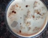 A picture of step 2 of Dalgona coffee.