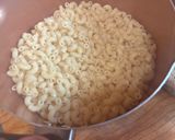 A picture of step 1 of Chicken Macaroni Salad.