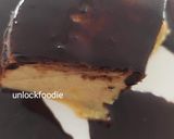 A picture of step 6 of Custard Cake with chocolate Syrup.