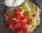 A picture of step 2 of Quinoa flour pancake.