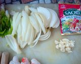 Foto langkah ke 2 dari resep Cap cay warna warni saus tiram.