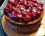 Meggyes-csokis torta recept fázis 4 fotója