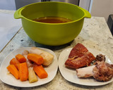 Foto del paso 4 de la receta: Caldo de jamón