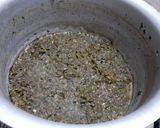 A picture of step 2 of Sarso ka saag.