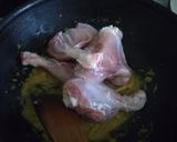 A picture of step 1 of Soto Ayam (Yellow Chicken Clear Soup).