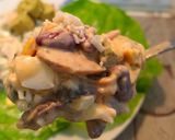 Φωτογραφία βήματος 3 της συνταγής Σαλάτα 🥗 με διάφορα υλικά 🍄🥚🌽🧀🍋🥒🧅 της Έλενας