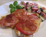 Paradicsomos mozzarellás csirkemell görög salátával (gm, lm) recept fázis 6 fotója
