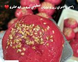 صورة لخطوة 9 من وصفة 🍔 خبز البرغر الاحمر 🍔♥️