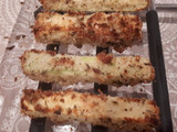 Calabacín crujiente al parmesano