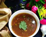A picture of step 6 of Mixed Veg Hot and Sour Soup.