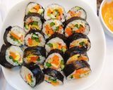 Hình bước làm 2 của món Kimbap