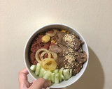 Foto langkah ke 5 dari resep Bimbimbab aka nasi campur korea by irre_desirre.
