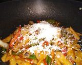 A picture of step 2 of Cheese penne pasta.