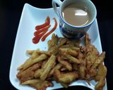 A picture of step 7 of Pakorha Fries.