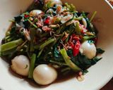 Foto langkah ke 7 dari resep Tumis Kangkung Telur Puyuh 🍃🪺🥚.