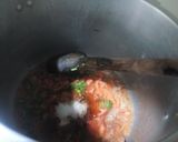 A picture of step 2 of Beetroot with Leaves (Bhujya) Chukander ki bhujiya.
