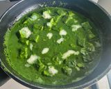 A picture of step 5 of Palak Paneer (simply authentic taste).