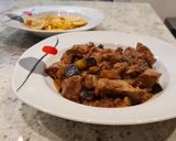 Foto del paso 7 de la receta: Solomillo con berenjenas y patatas chips