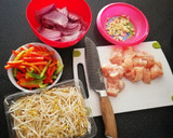 Foto del paso 1 de la receta: Verduras con pollo al wok