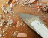 A picture of step 3 of My SlowCooked Peppered Beef mince & Smoked Sausage Pasta. 😀.
