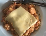 รูปขั้นตอนการทำที่ 2 ของ สปาเก็ตตี้กุ้งซอสมะเขือเทศ ฉบับเด็กหอ🍝