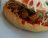 A picture of step 18 of Double decker Chole Pizza.