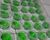 Foto langkah ke 6 dari resep Green Jelly (agar agar + kiwi + nata de coco).