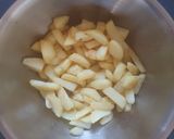 A picture of step 2 of Wok Triple cooked deep fried Chips.