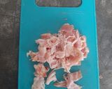 Foto del paso 2 de la receta: Ensalada de espinacas y tocino