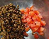 A picture of step 2 of Kollu sundal (south Indian snack).