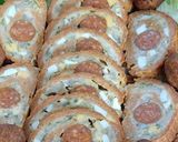Fasírt rolád füstölt kolbász és gombás töltelékkel recept fázis 4 fotója